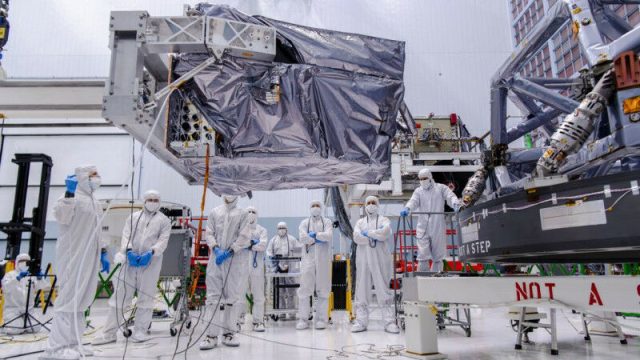 O Coronógrafo Romano está integrado ao porta-instrumentos da NASA