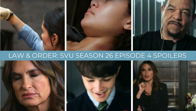 Lei e Ordem; Spoilers do episódio 4 da temporada 26 de SVU em uma colagem de fotos