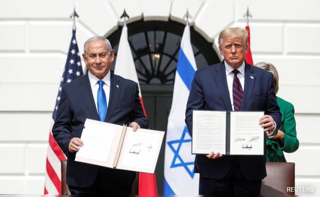 Trump afirma que falou com o primeiro-ministro de Israel, Netanyahu, “dois dias atrás”
