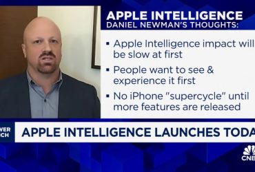 Apple Intelligence rollout could be an inflection point, says Futurum Group CEO's Daniel Newman