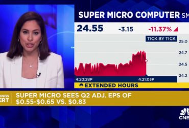 Super Micro shares down on earnings, says investigation finds 'no evidence of fraud or misconduct'