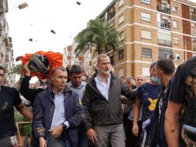 Angry Crowds Throw Mud And Shout Insults At Spanish King During Flood Damage Tour