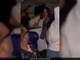 Video: Fliers Panic As Phone Catches Fire Inside Plane At US Airport