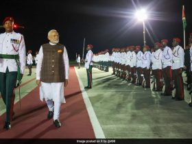 PM Modi Arrives In Guyana, First Indian Prime Minister To Visit In 56 Years