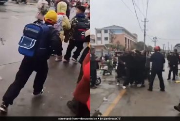 Many Children Injured In Car Crash Outside China School