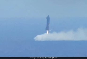 "Splashdown Confirmed": SpaceX Starship Rocket Soft Lands In Indian Ocean