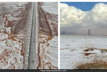 Watch: Saudi Arabian Desert Sees Snowfall For The First Time In History