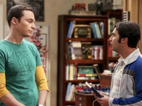 Sheldon and Raj converse in The Big Bang Theory