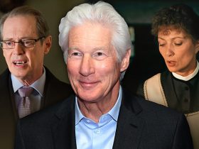 Richard Gere collage, including stills from the movie 'Norman' and the movie 'Babette's Feast'