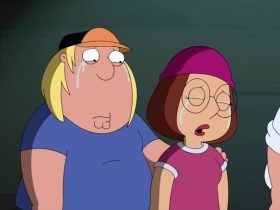 Chris and Meg crying on Family Guy