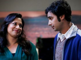 Raj and Anu in The Big Bang Theory