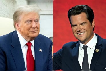 Donald Trump Announces Lawmaker Matt Gaetz As Pick For Attorney General