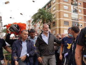 Spain's King And PM Attacked With Mud During Visit To Flood Hit Valencia