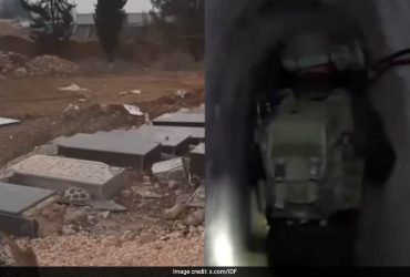 Video: Israel Finds Hezbollah Tunnel Under Cemetery, Stored Guns, Rockets